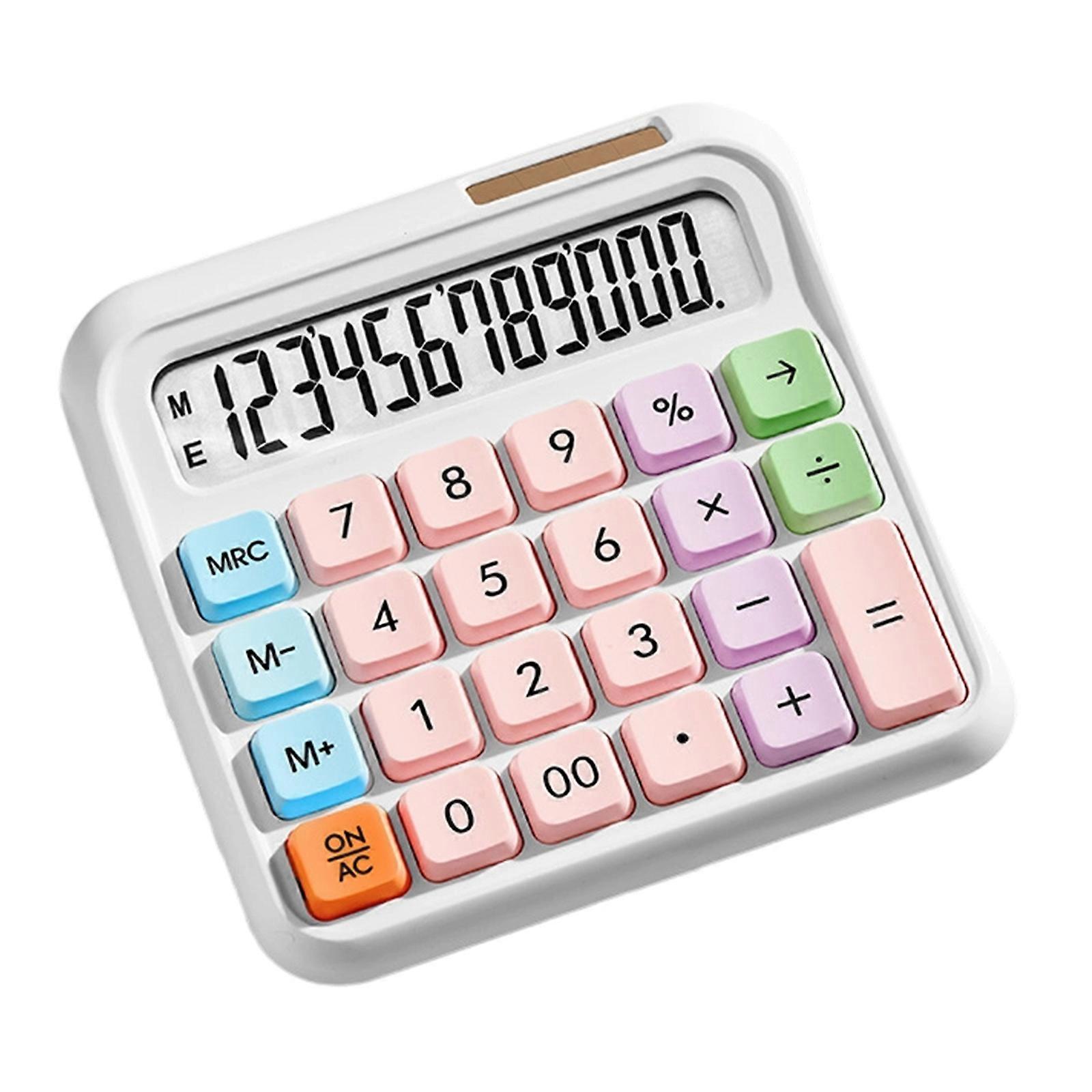 Professional Flexible Key panel Calculator 12 Digit Large Display Solar Charging 15° Viewing Memory Function Long-Long-lasting Controls For Financial