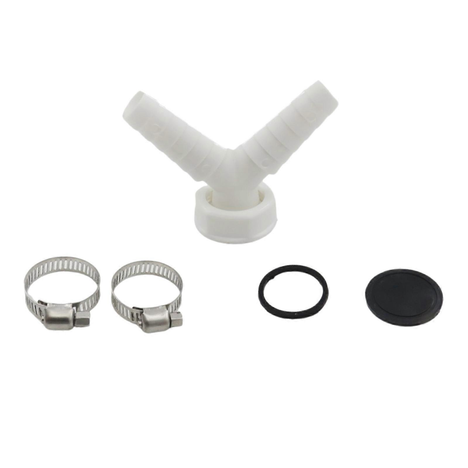 Leakproof Washing Machine Drainage Tees Adapter High Flows Drain Pipe Connector Fitting for Home Plumbing Systems Multicolor