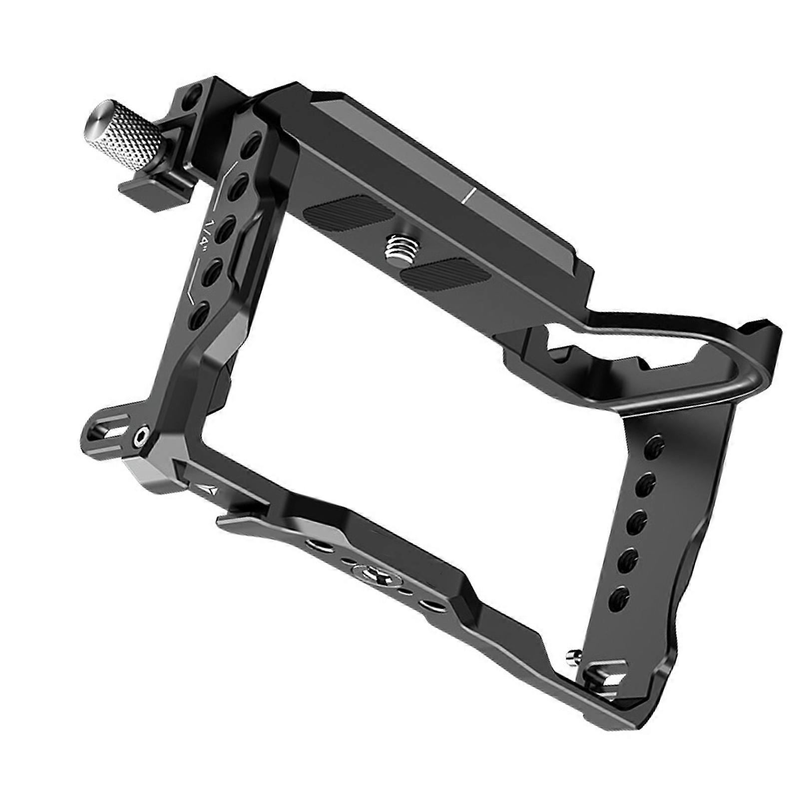 Lightweight Aluminum Protective Cage With Multiple Interfaces Port Ergonomic Handling Quick Installation For A6700 Compact Mirrorless Camera Systems