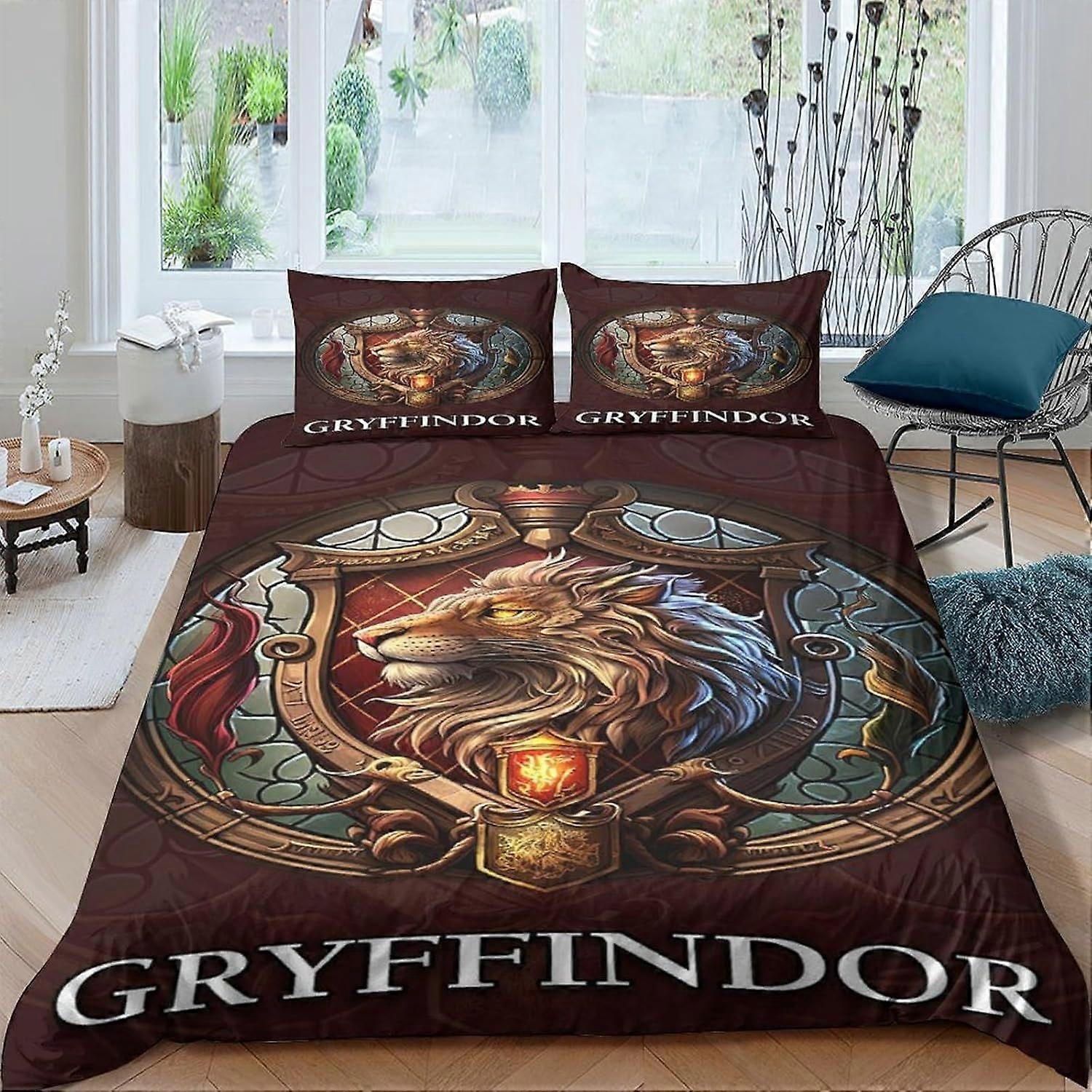 leão edredom capa conjunto 3d impresso crachá conjunto com crachá fronha colcha capa roupa de cama de casal