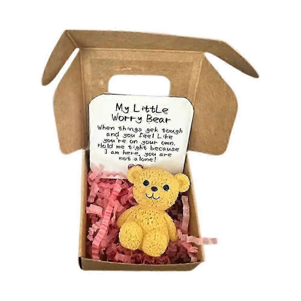 Teddybär Mini-Kunststoffbär in Geschenkbox 25-26