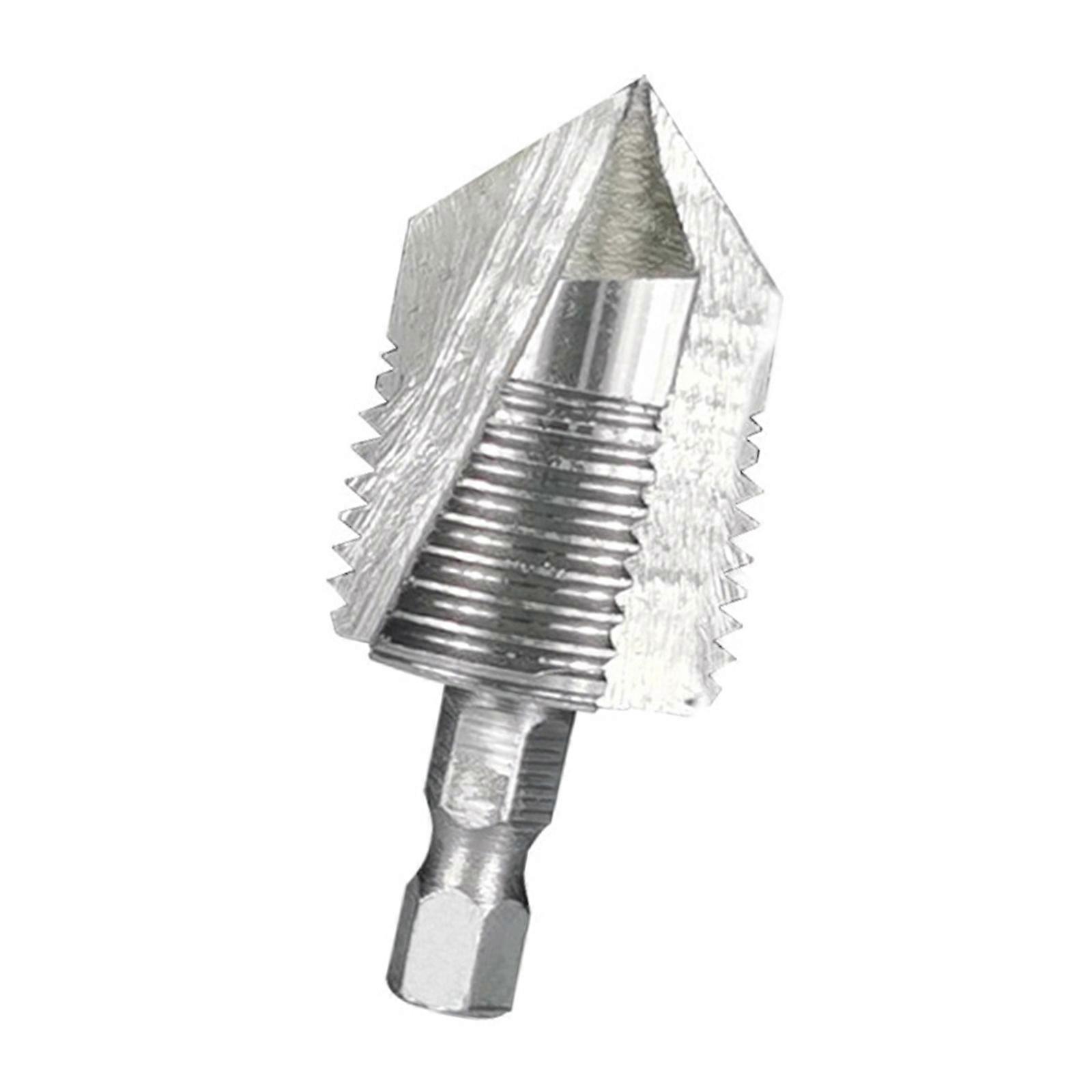 PVC Thread Maker Tool for Electric Drill,Plastic Pipe Threader 1/2inch 3/4inch PVC Pipe Threading Dies Pipe Threader Multicolor