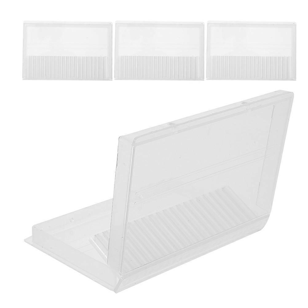 Manicure Tool Storage Box for Storage Use 4Pcs Drill Bit Organizer Portable