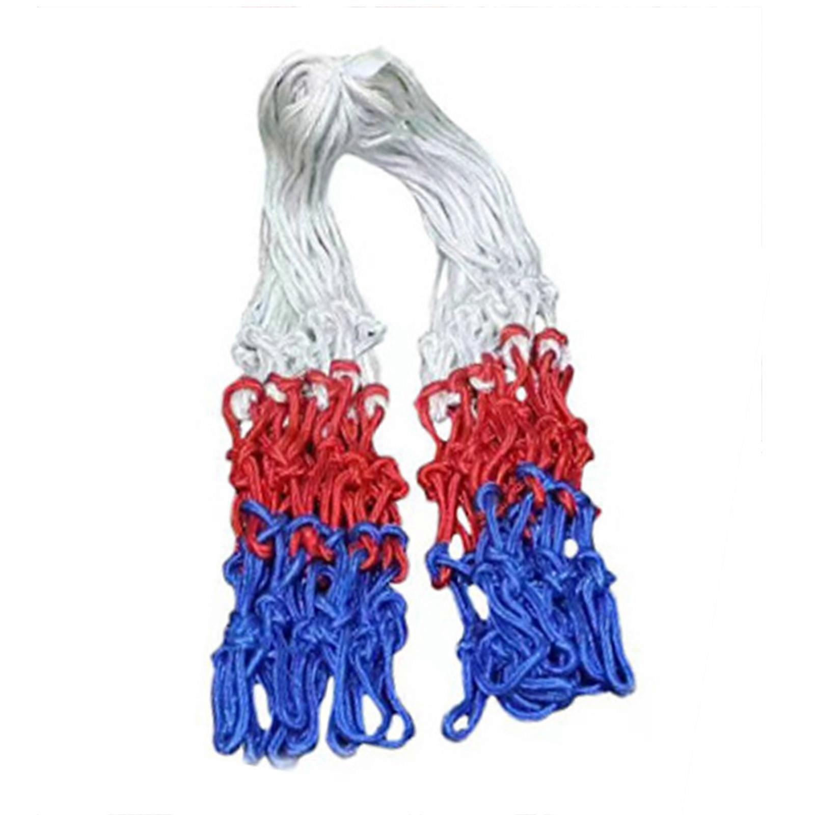 كرات السلة طوق شبكة استبدال الشبكة ، جميع الأحوال الجوية مضفرة كرات السلة هوب جنوط صافي للداخلي في الهواء الطلق الرياضة التبعي 3 ألوان