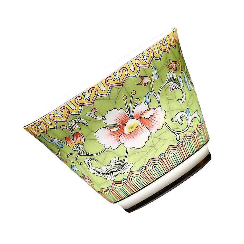 Ceramic Tea Cup Teacup Porcelain Flower Pattern Tea Cup Exquisite Teaware