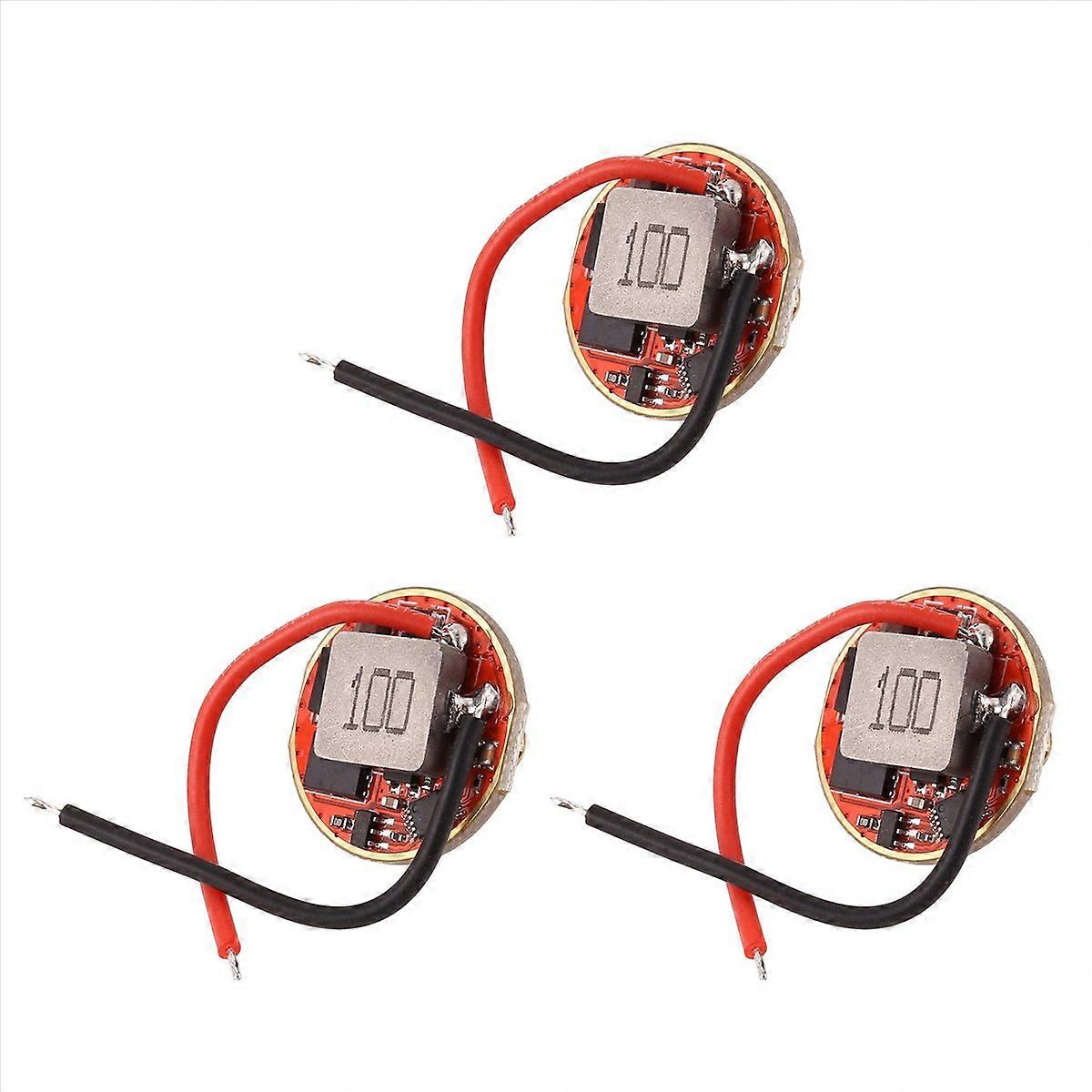 3X Driver Board Module XHP70 6V LED 5A Constant Current Driver Board 22mm Input Voltage 6-12.6V Flas
