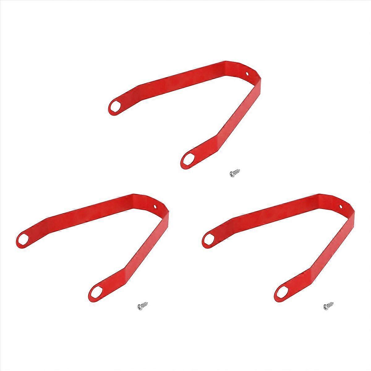 3X Rear Mudguard Bracket for G30 Max Electric Scooter Red