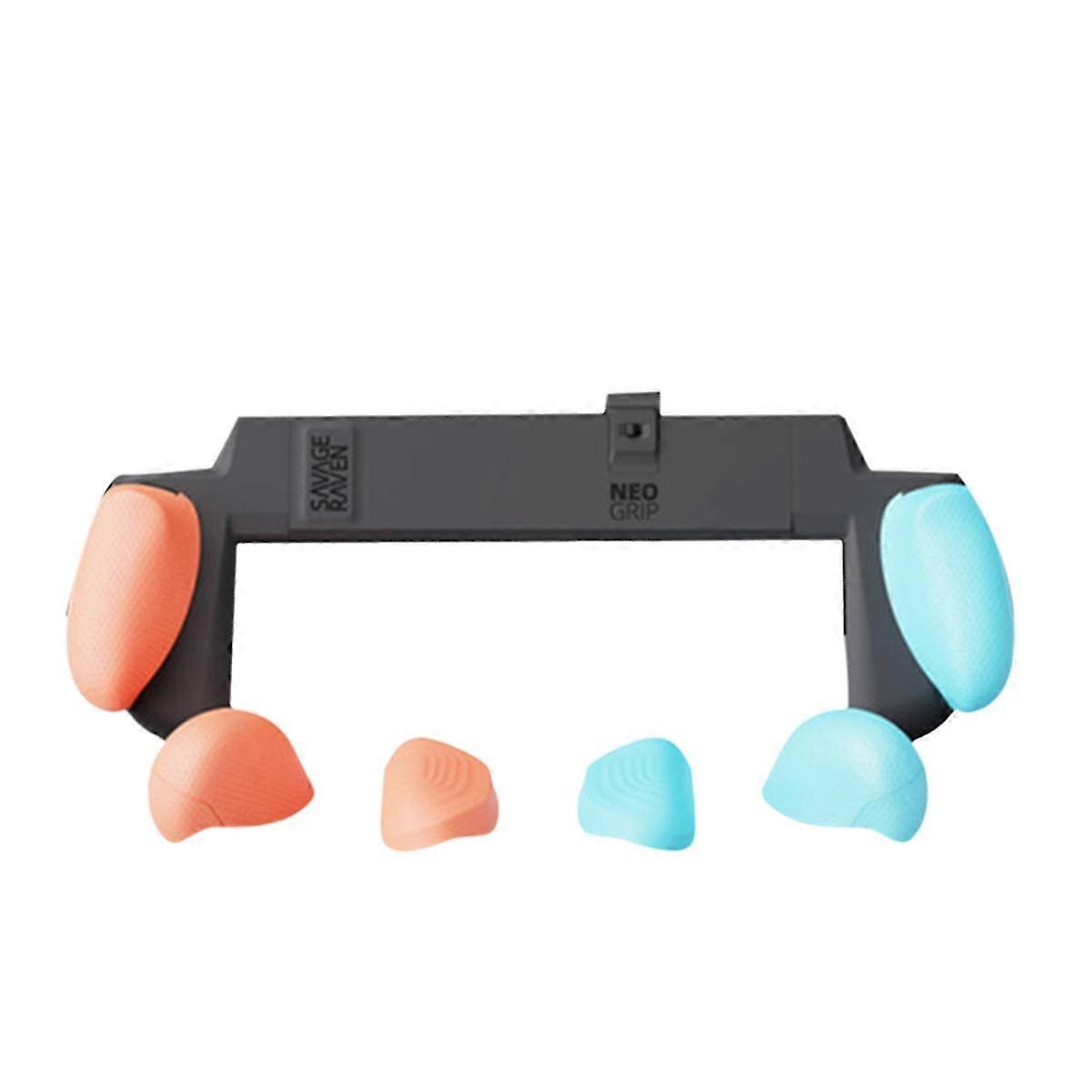 For Switch2 Case Plastic Grip Protective Shell Cover Switch2 Grip Case Dust-Proof Cover,Blue & Red & Black