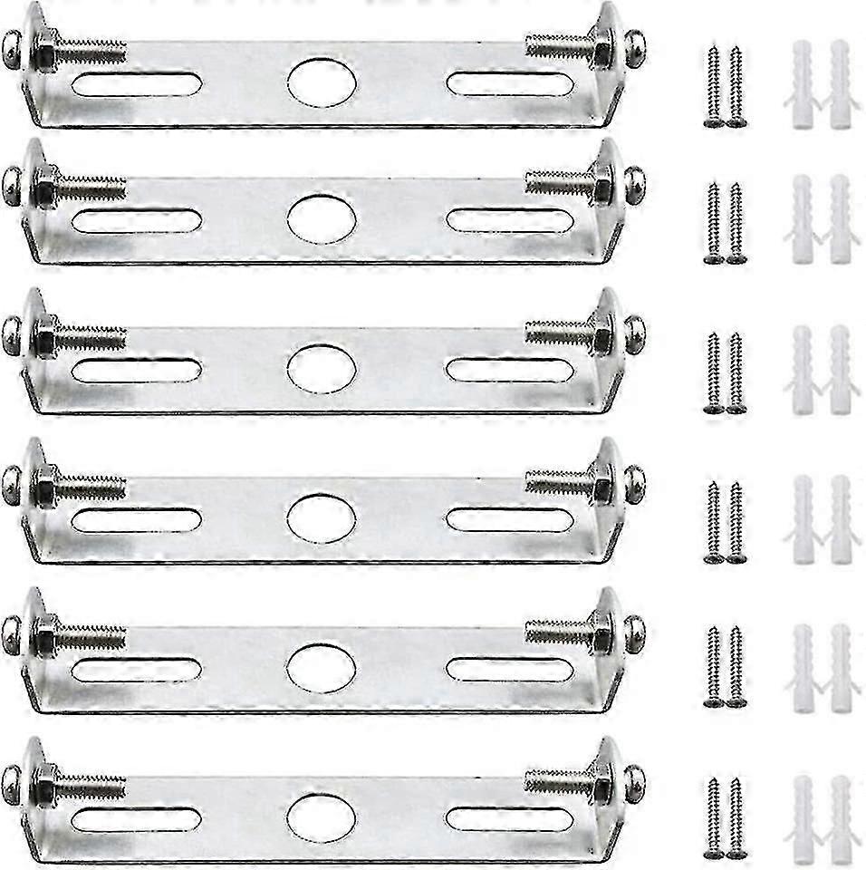 Lot de 6 supports de fixation pour plafonnier, rosace de 95 mm avec vis, accessoires d'éclairage pour plafond - En stock