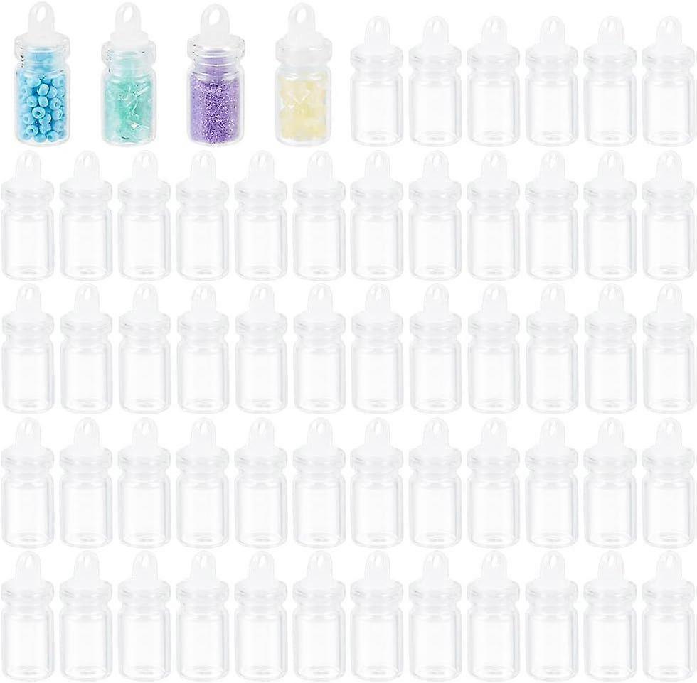 110pcs 0.5ml Glass Bottles Mini Glass Jars with Cork Lids Small Wishing Bottles Clear Tiny Jar Mini Vials Decorative Craft Vials Miniature Bottle for 