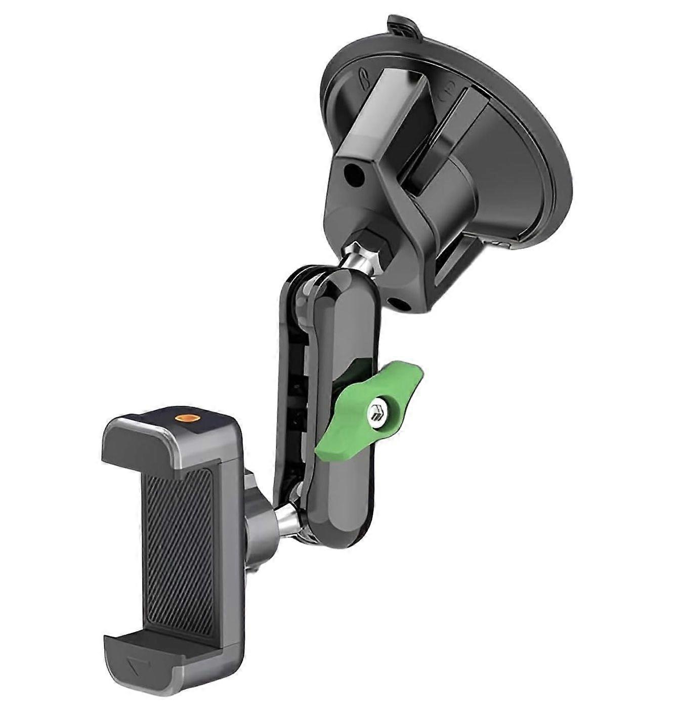 360 Adjustable Dash & Windshield Mount with Strong Suction Cup, Universal Magnetic Car Phone Holder
