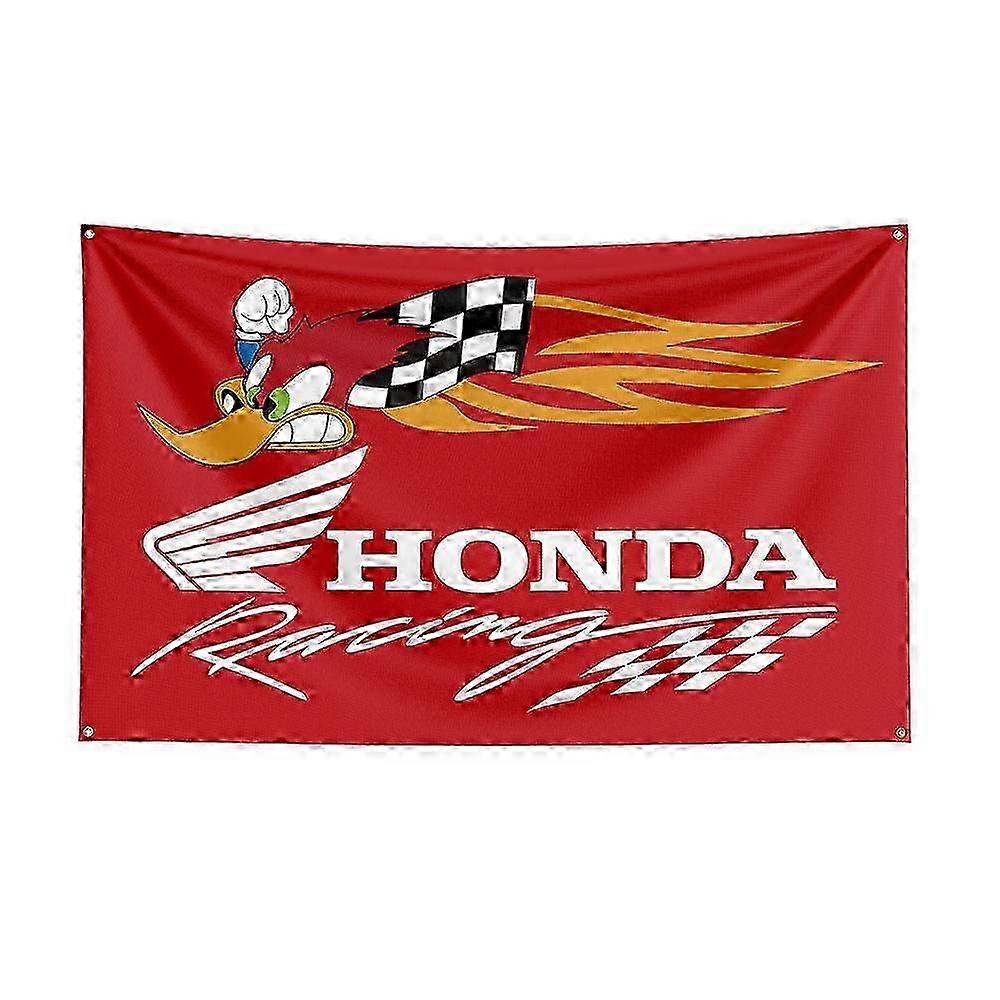3x5 Ft Hondas Flag Polyester Printed Motorcycle Flags for Decor