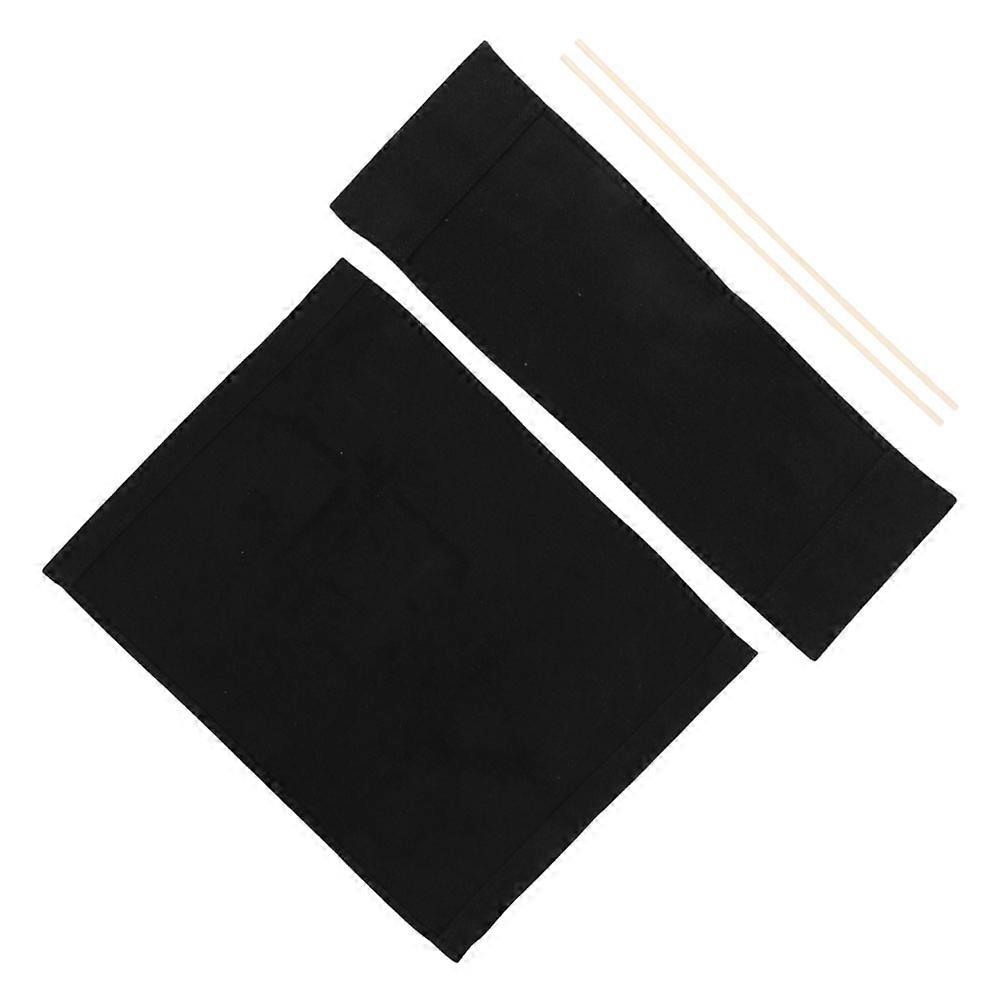 Replacement Fabric for Directors Chairs with Canvas Cover 1Set Black