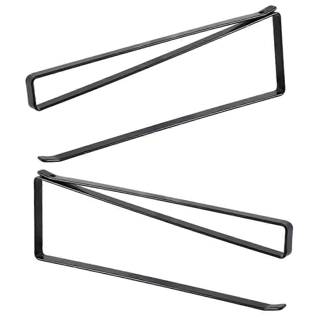 Under Cabinet Paper Towel Holder 2pcs SpaceSaving Kitchen Rack for Tissue and Cling Film Storage