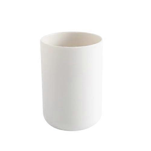 Plastic Drinking Cups 300ml Set of 4 Unbreakable Dishwasher Safe Stackable Tumblers White
