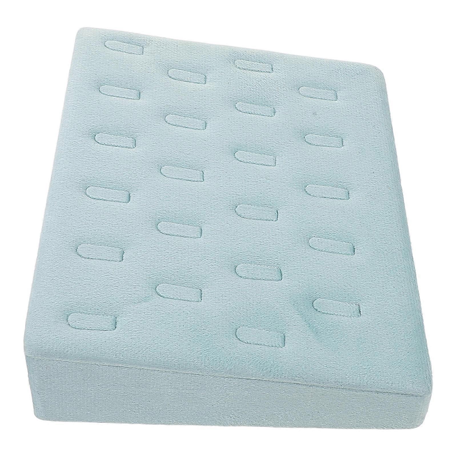 Ring Tray Ring Board for Display Use with 22 Slots Slanted Showcase