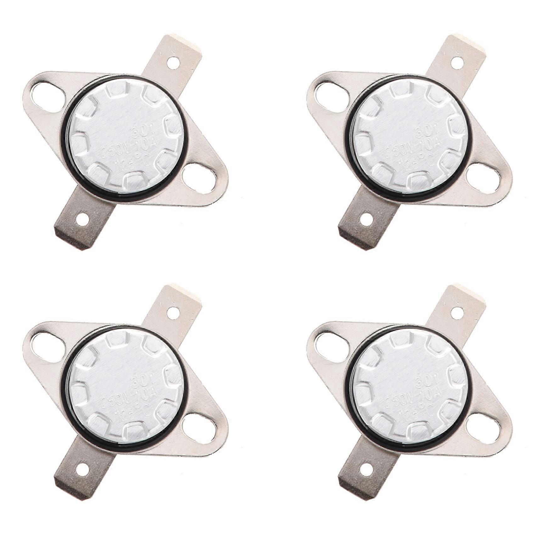 4X KSD301 AC 250V 10A 125 Celsius NC Temperature Control Switch Thermostat