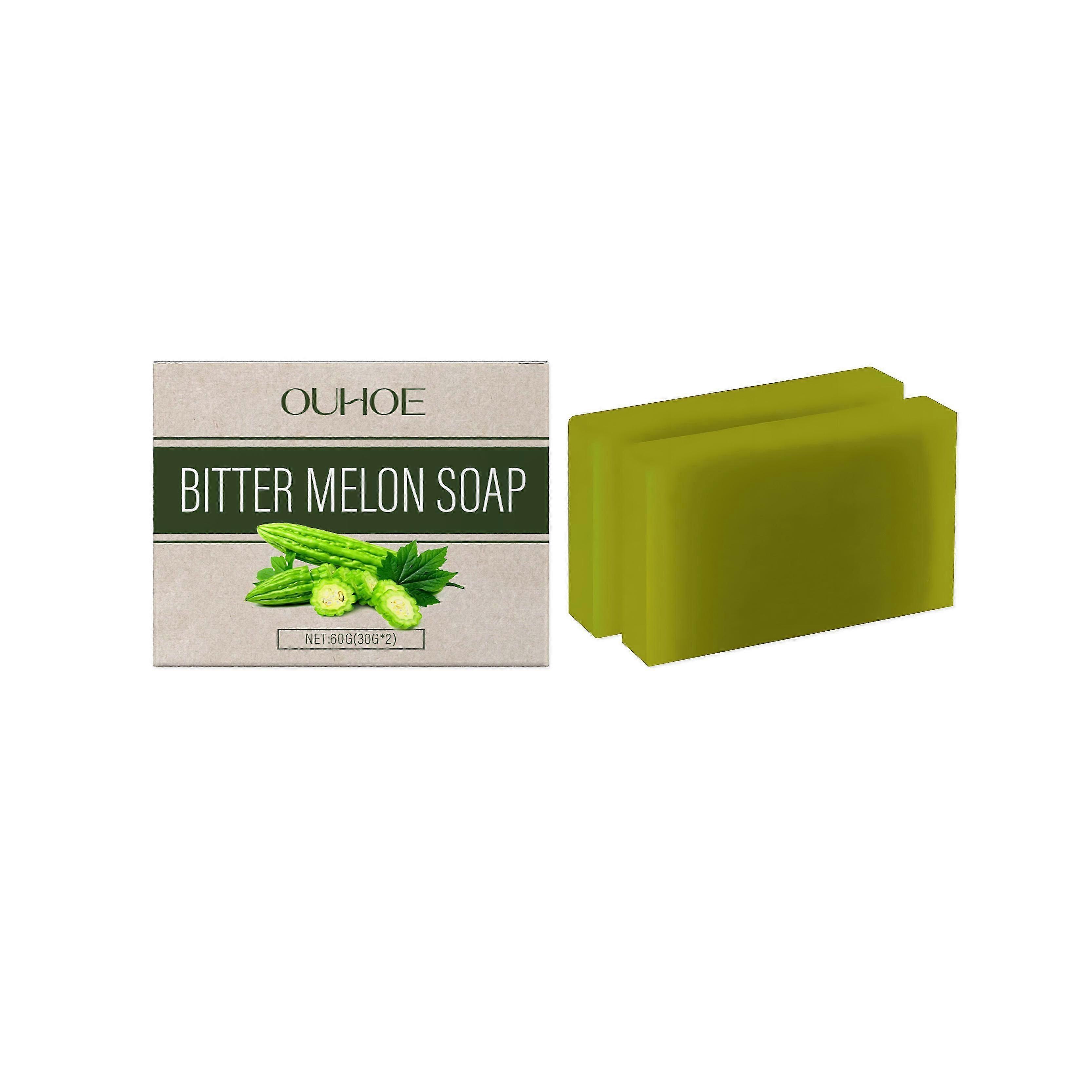 Bitter Gourd Herbal Body Soap  Deep Cleansing, Moisturizing & Oil Control for Soft, Smooth Skin | Natural Pore-Refining Formula with Glycerin & Bitter