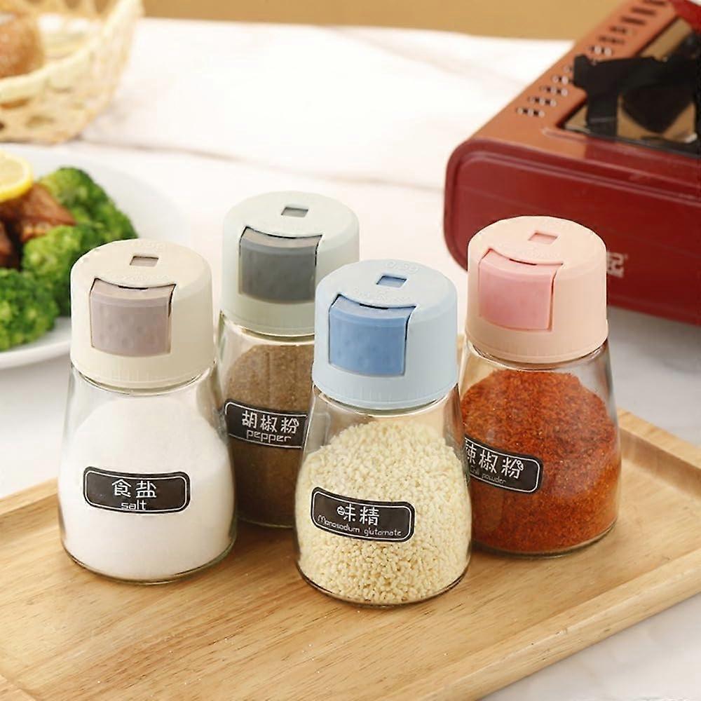 Salt and Pepper Shakers with Precise 0.5g Dispensing and Moistureproof Seal, Blue