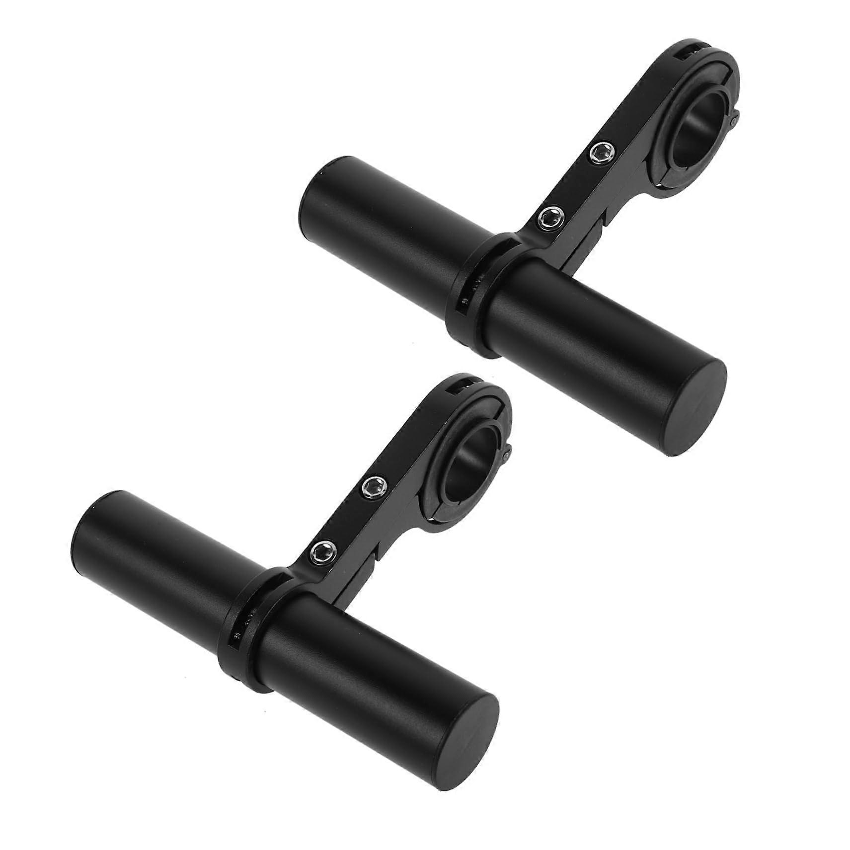 2pcs Handlebar Extension Mount for Bike Lights and Speedometer, Universal Alloy Accessory Bracket