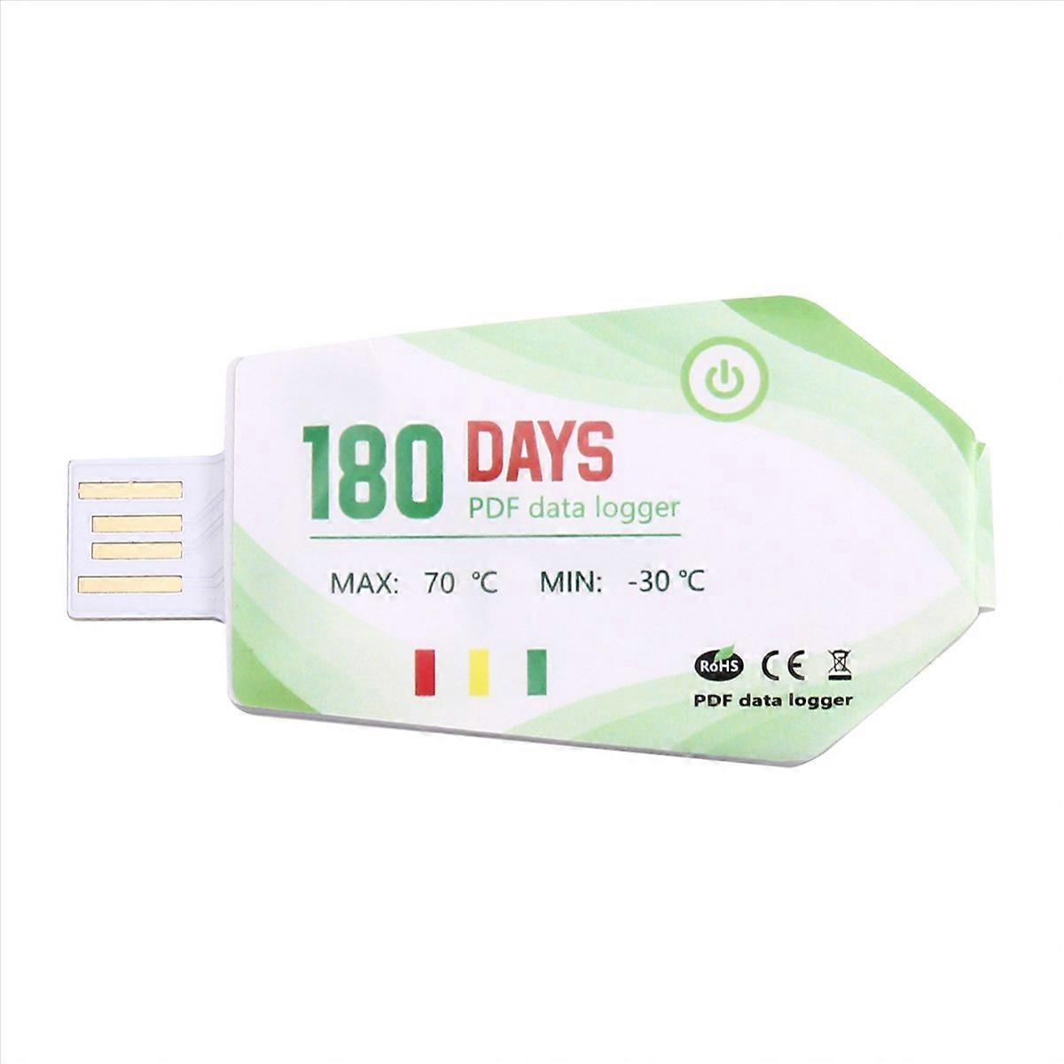 Mini USB Temperature Data Logger Digital 60000 Point Capacity Temperature Sensor PDF Report Recorde