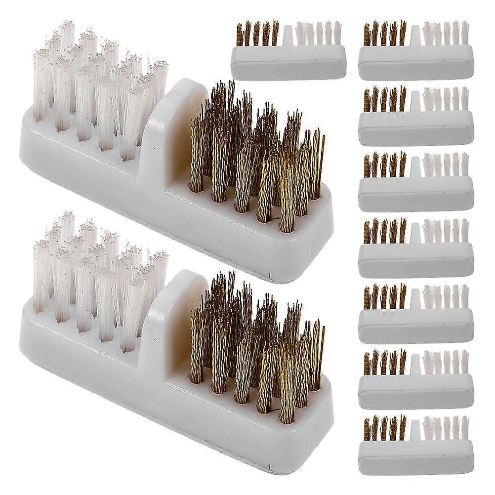 Reusable Nail Drill Bits Cleaning Brush for Efficient Cleaning 10Pcs Set