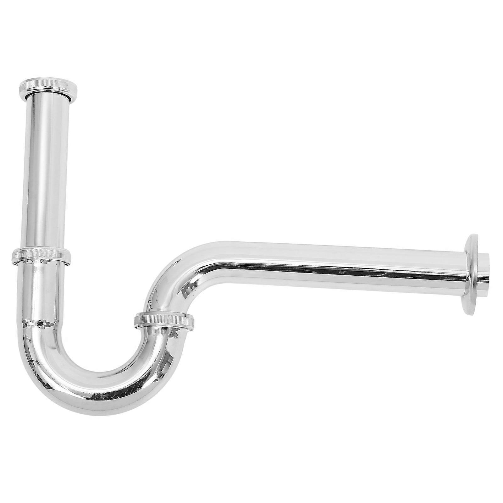 Stainless Steel Drain Pipe for Kitchen Sink Flexible Drainage Kit