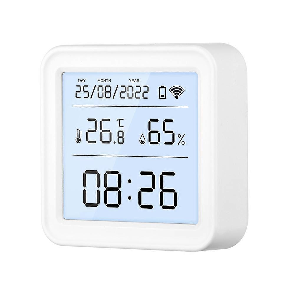Tuya Zigbee Temperature Humidity Sensor Hygrometer Thermometer Detector Smart Life Remote Control Support
