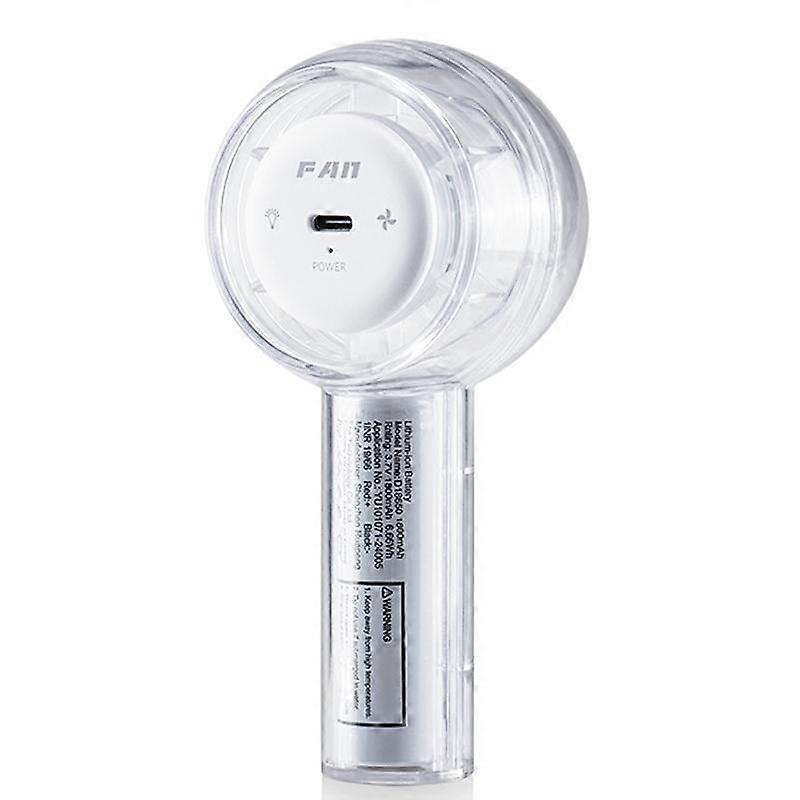 Mini Turbo Convenient USB Dazzling Colorful Light Handheld Fan F22