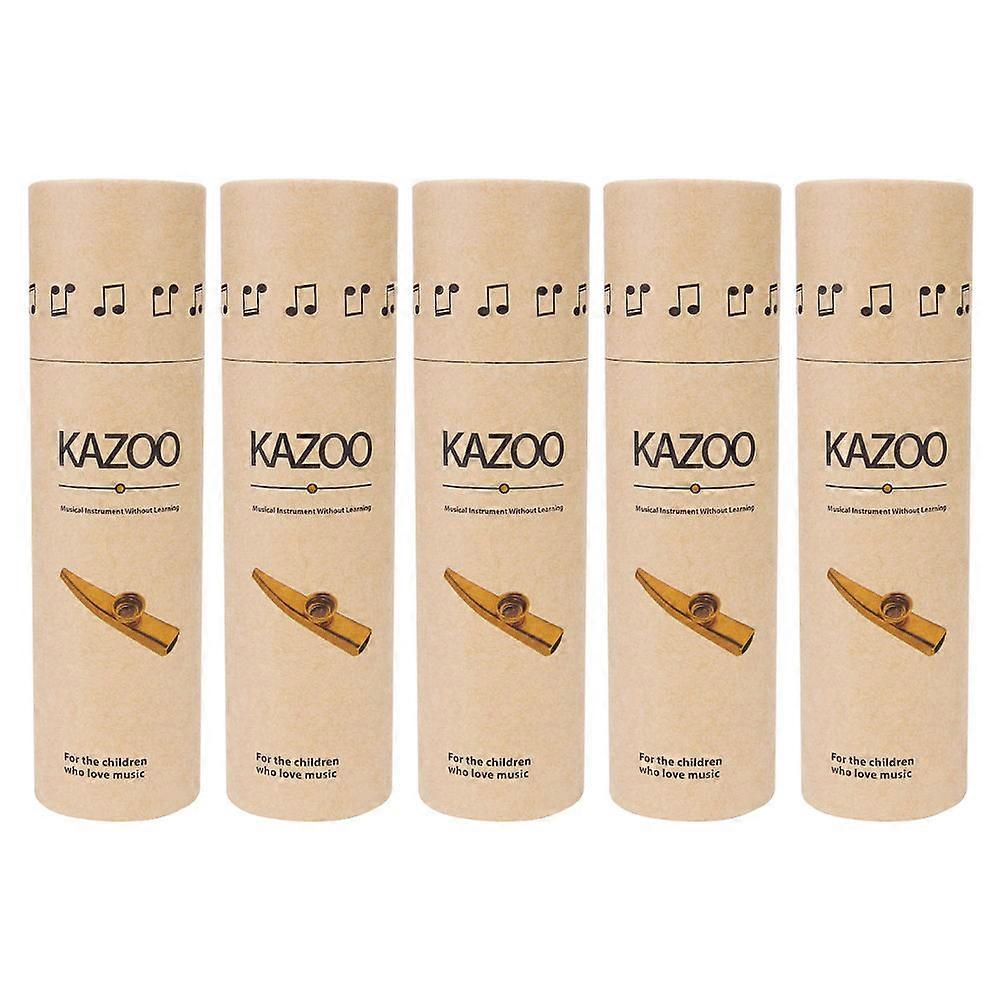 Paper Kazoo Case Waterproof Storage Box for Wind Instruments Beginners 5Pcs