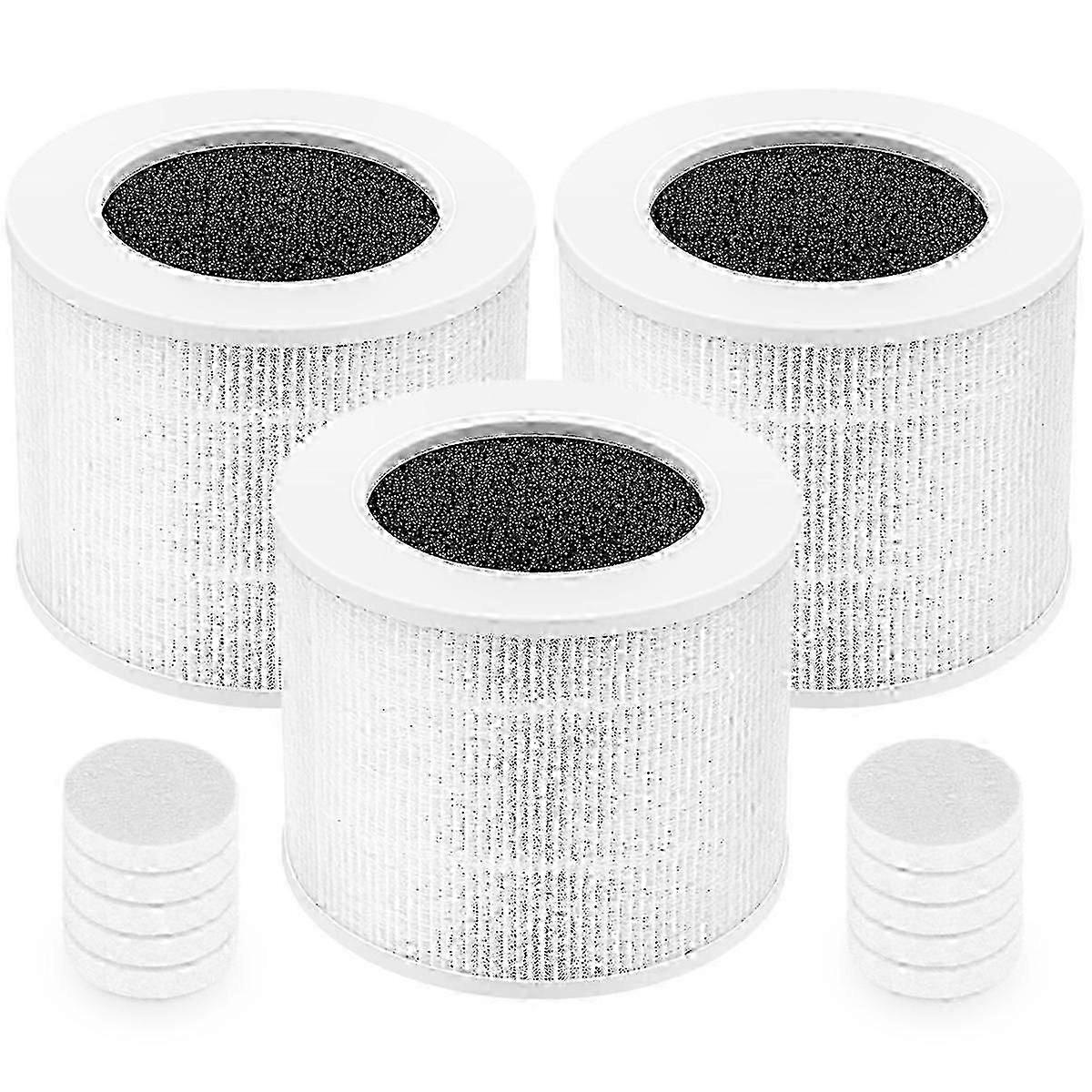 3 Pack Replacement HEPA Filter Compatible with LEVOIT Core Mini Purifier