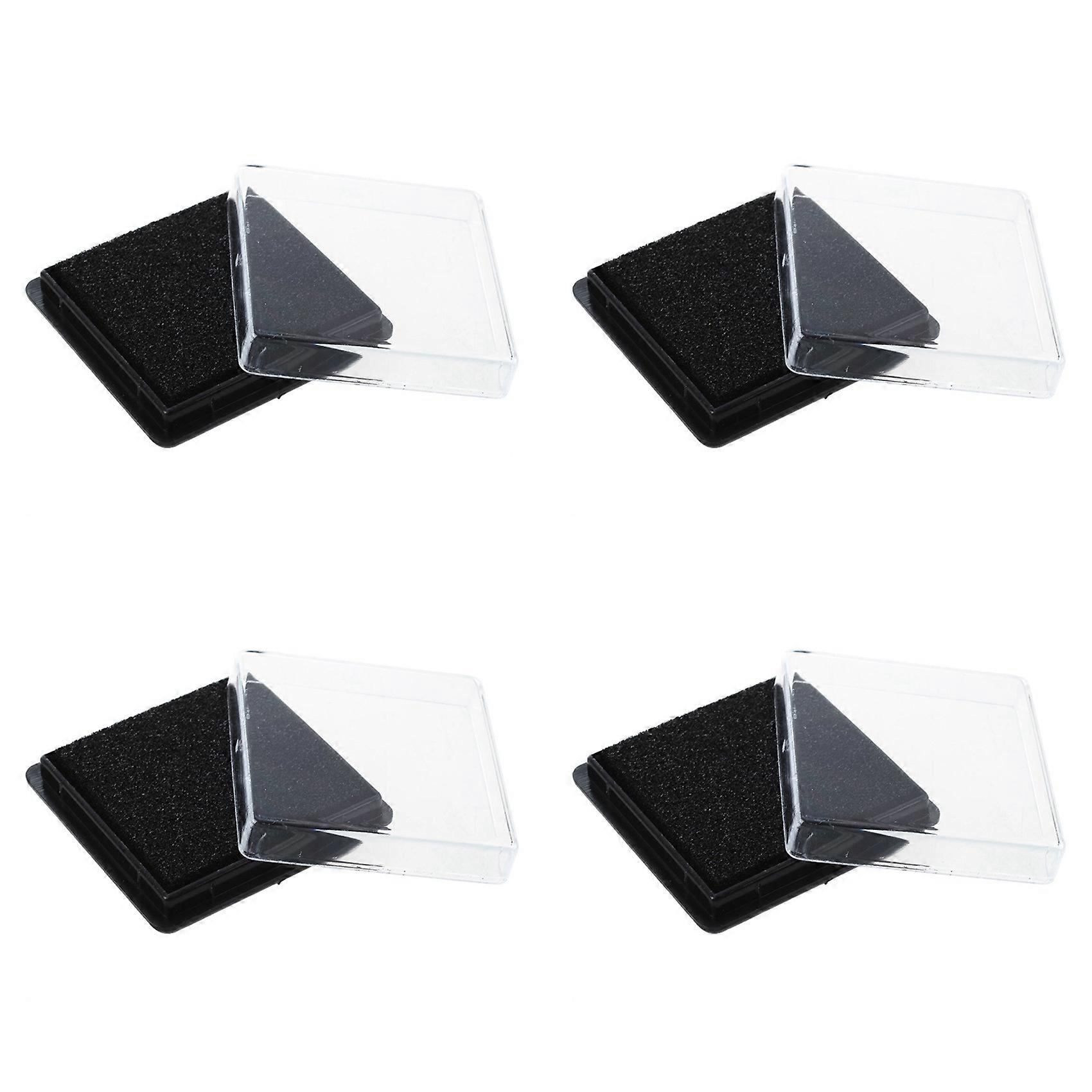 4X Stamp Pad Ink Pad Wedding Letter Document Black