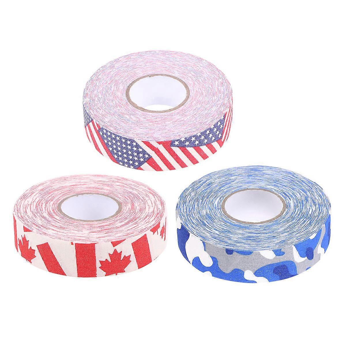 Hockey Stick Tape for Sports Use 2Pcs Assorted Color Anti-Slip Sticky Tape