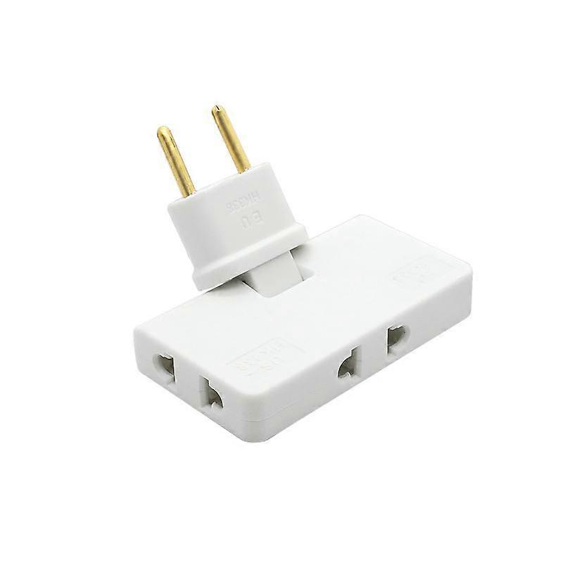 1 Pcs Rotary Plug Converter One-in-three 180-degree Extension Plug Multi-plug Mini Ultra-thin Wireless Socket Adapter