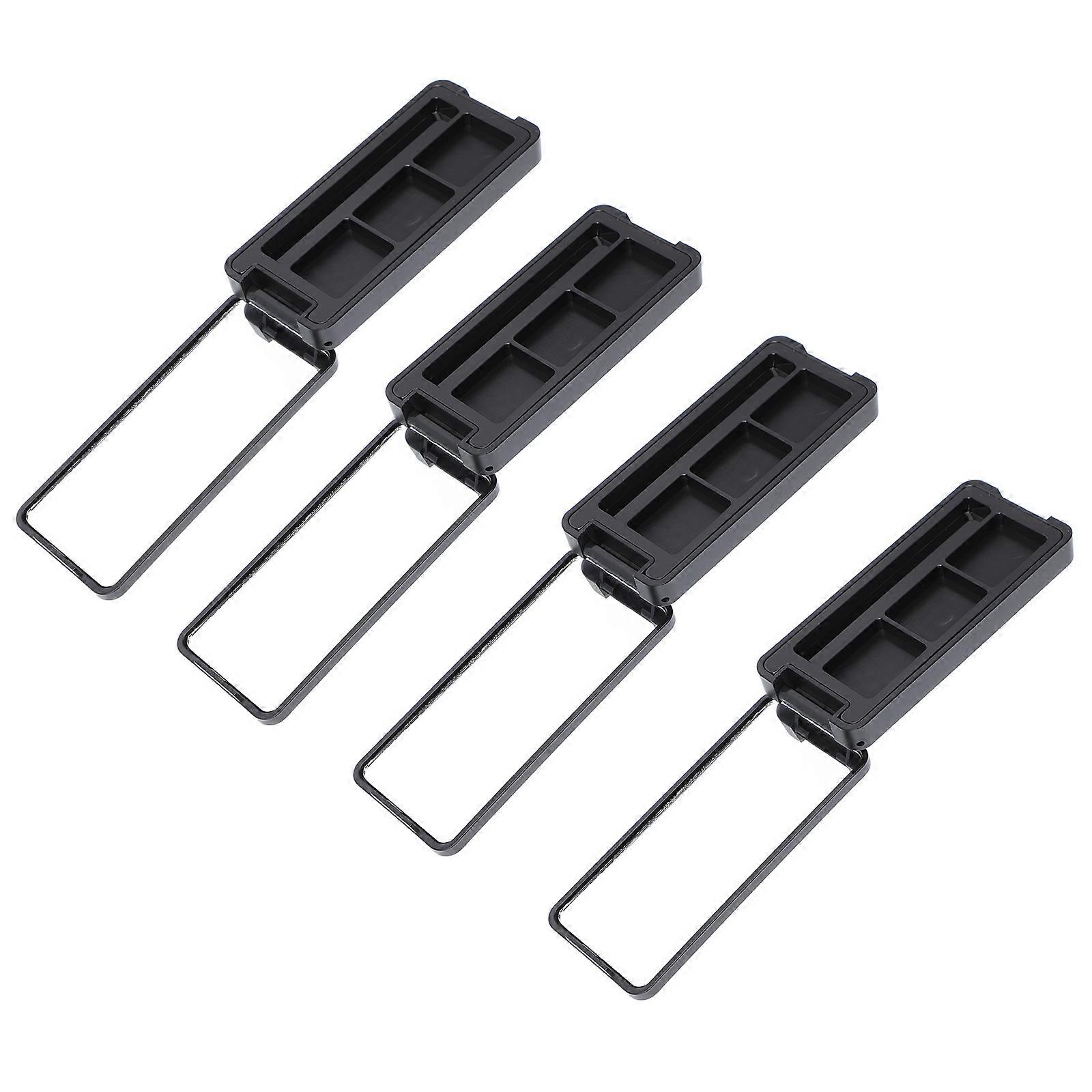 Refillable Lipstick Box Multi-Grid Tray for Storage 12Pcs Black