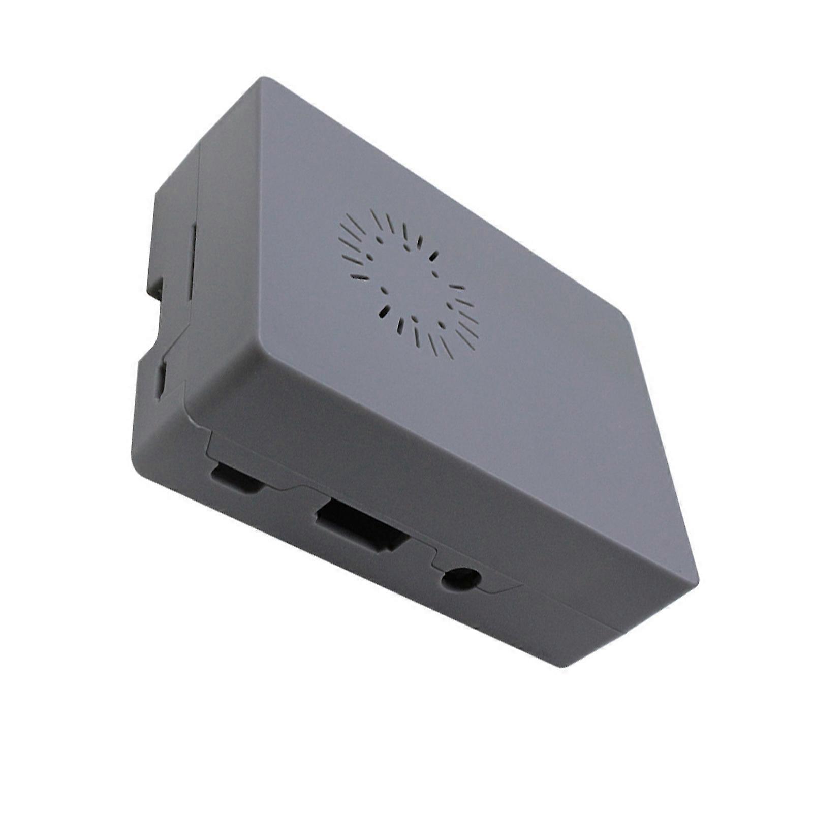 Case for RPI 3B+/3B ABS Shell with Heatsink Cooling Fan Computer Mainboard Protective Box Enclosure  grey