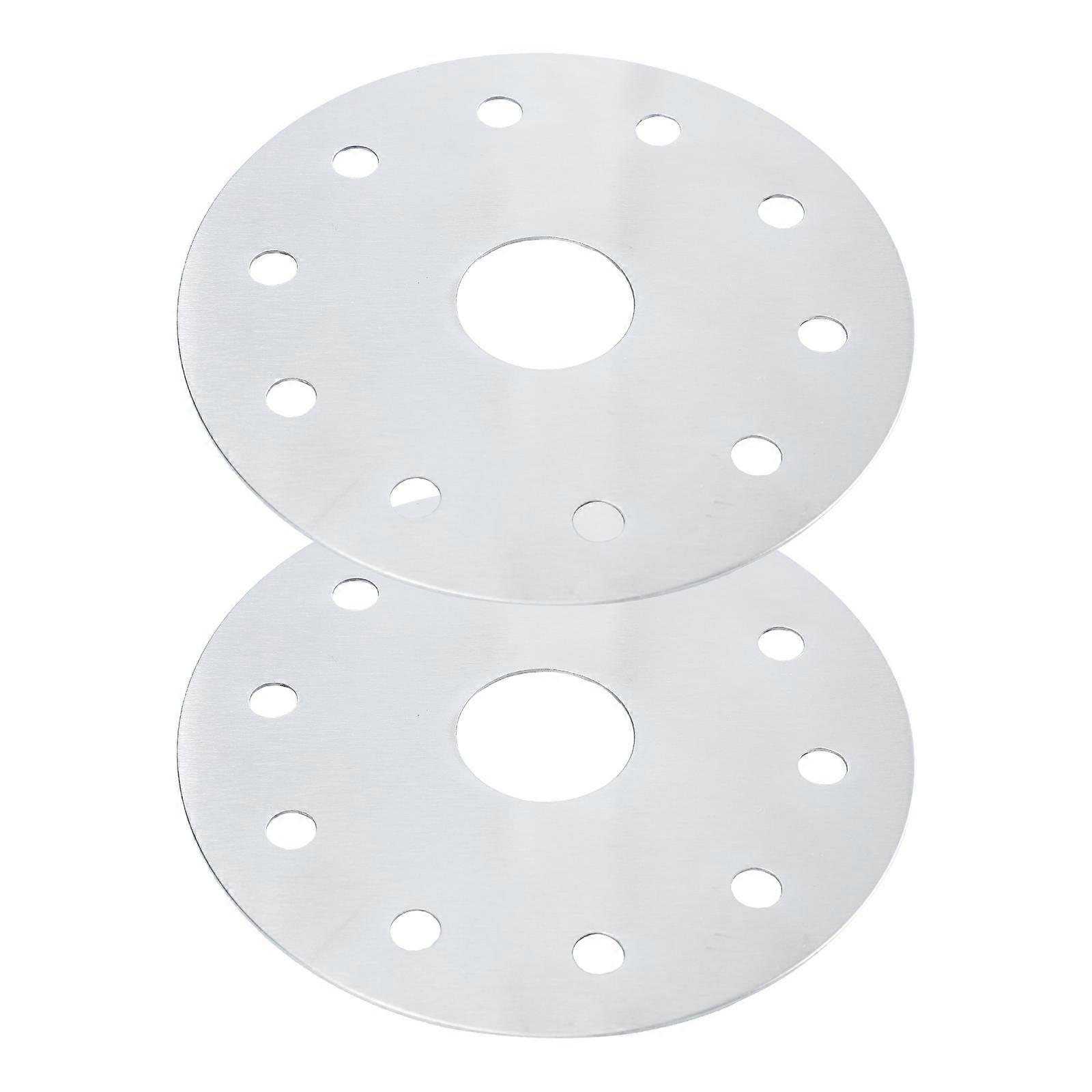 Heat Diffuser Plate Stainless Steel Cooking Sheet for Kitchen Use 2Pcs