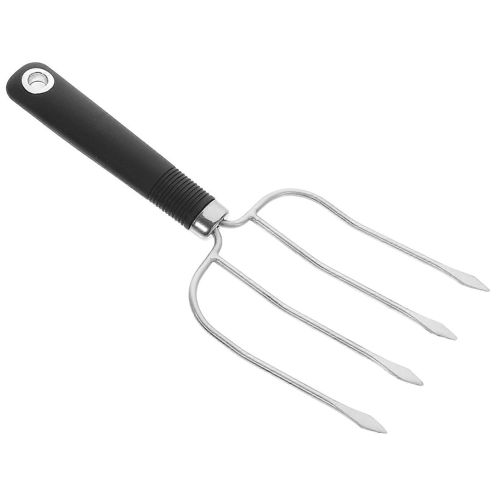 Black Stainless Steel Turkey Fork for Barbecue Tools