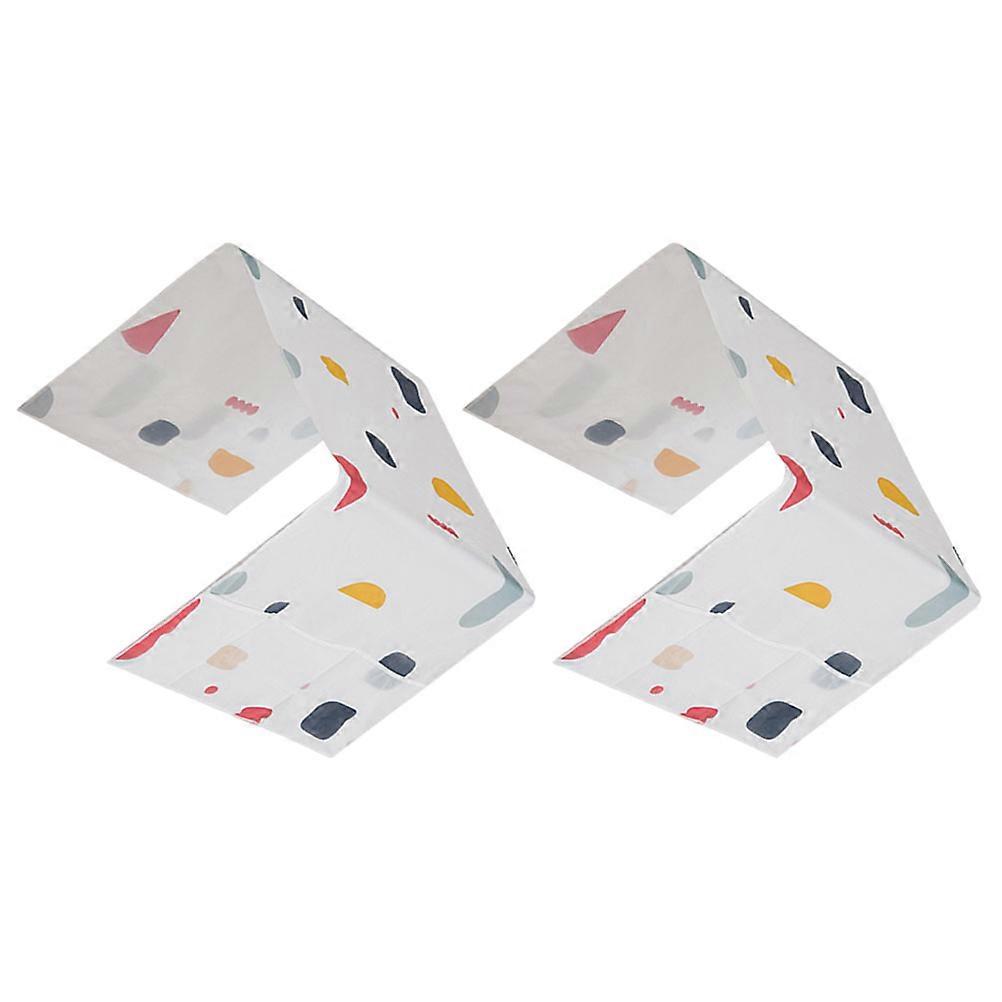 Fridge Dust Cover 2Pcs Multi Color PEVA Storage Solution For Household Users Dustproof And Scratch-Resistant Design