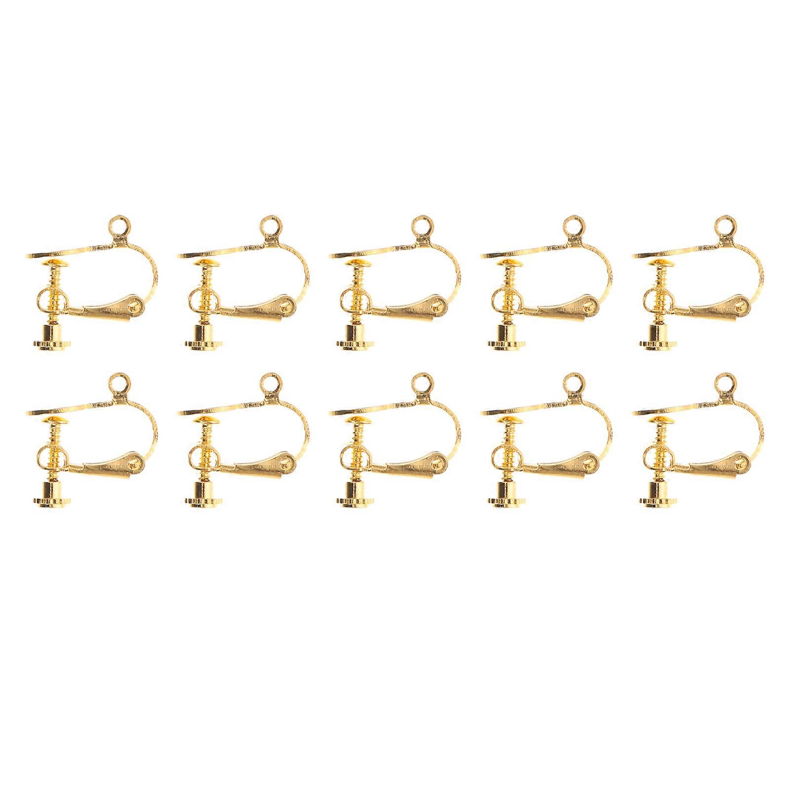 Earring Conversion Accessories U-Shaped Non-Piercing For Women Craft Enthusiasts 10Pack