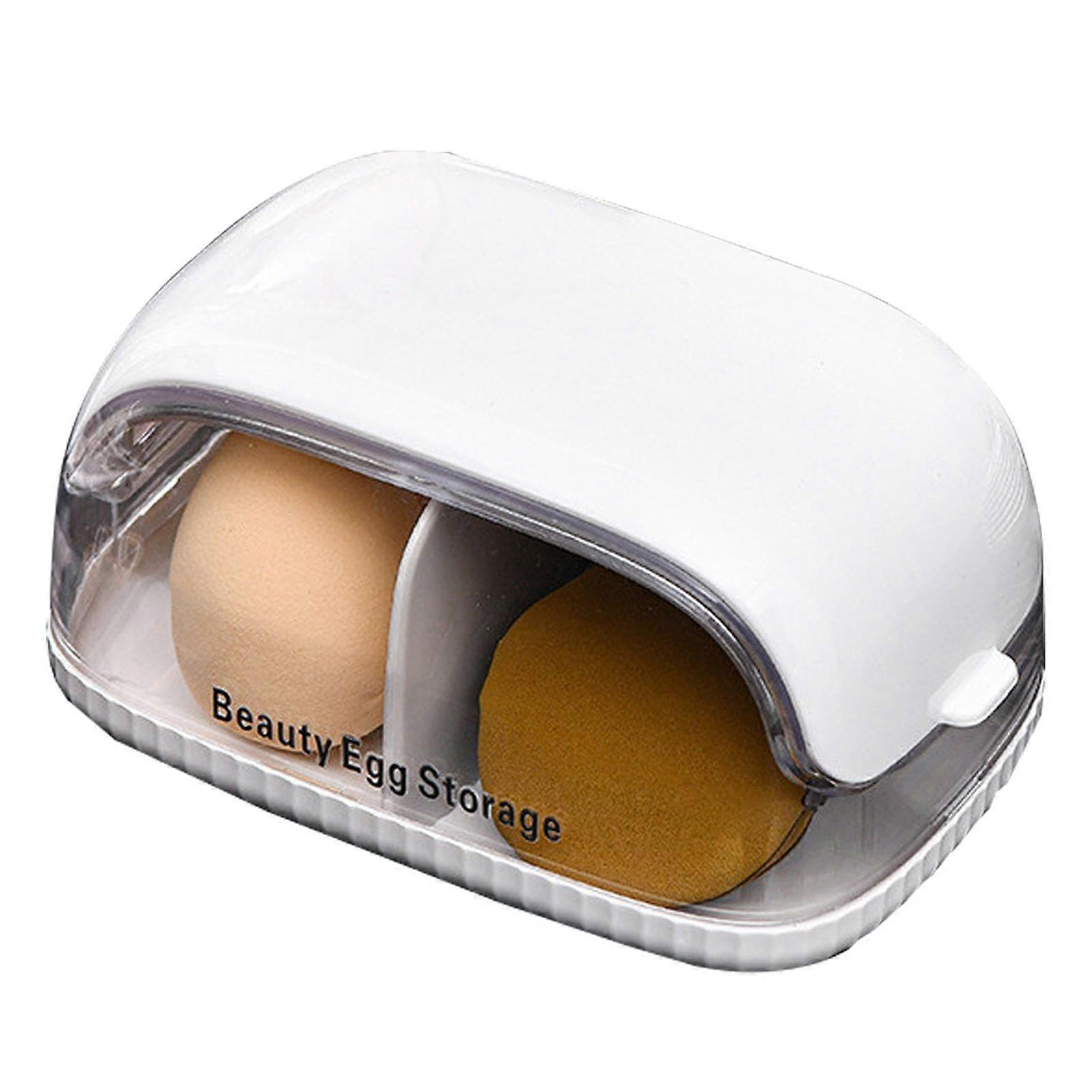 Makeup Sponge Case Dustproof Travel Storage Box for Beauty Blender Breathable Compact Organizer