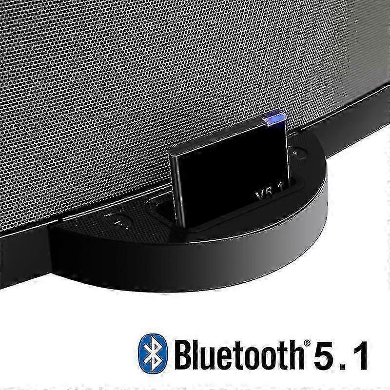 Upgrade Version I-wave 30 Pin Bluetooth 5.1 Audio Receiver A2dp Music Mini Wireless Adapter