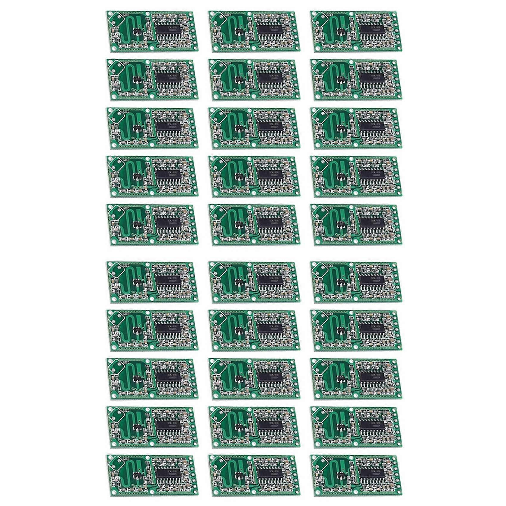 30 PCS Microwave Motion Sensor RCWL0516 Module Board with Smart Detection and Wide Angle