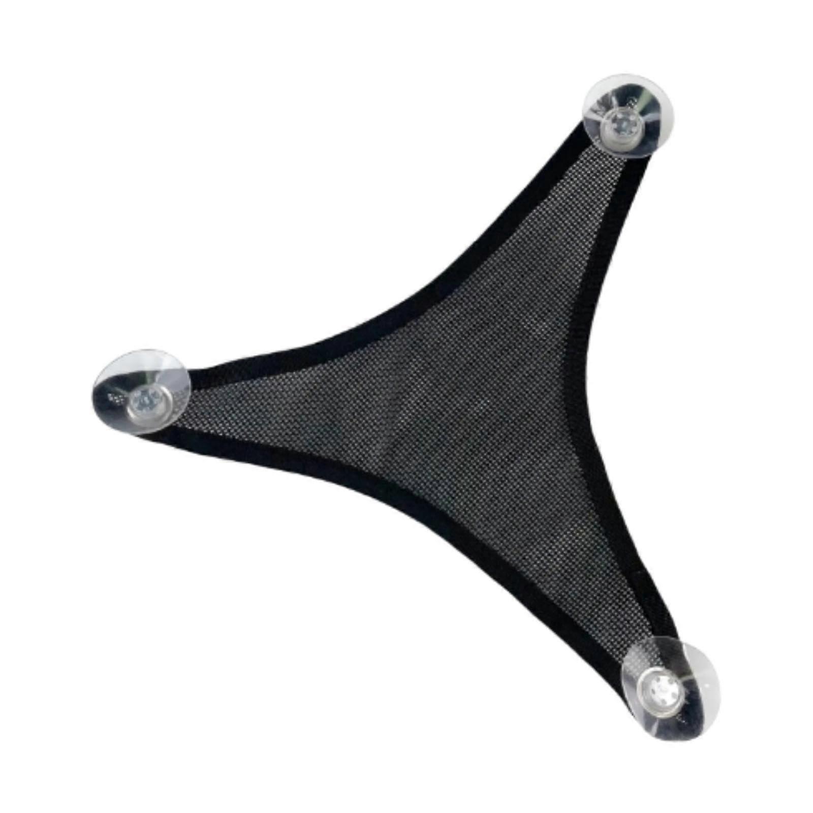 Bearded Dragon Hammock Lounger with Strong Suction Cups, Triangular Reptile Bed for Lizards S