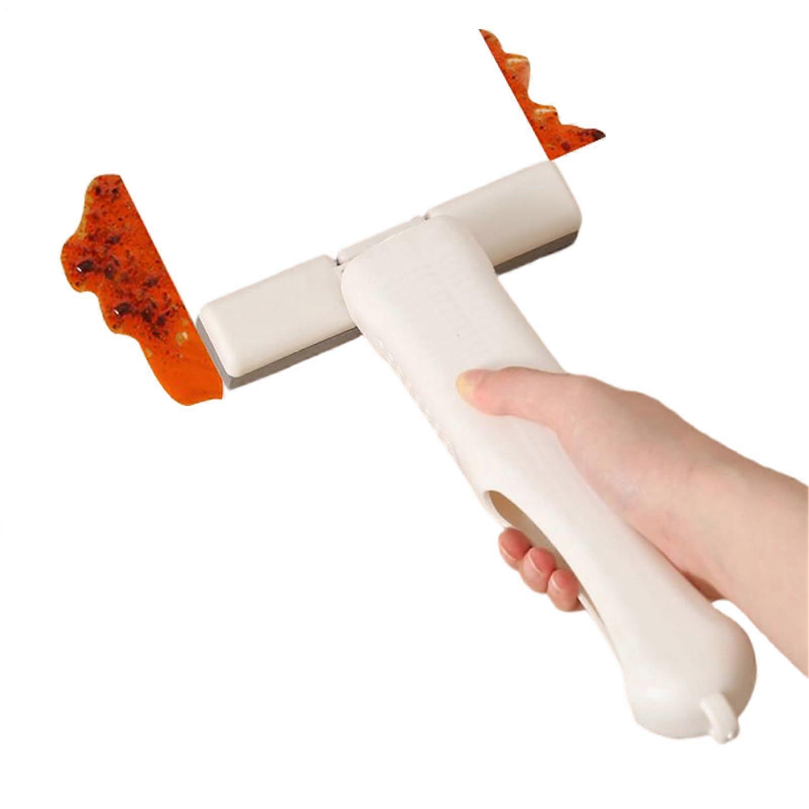 Compact SelfSqueeze Mop with QuickDrying Pads, Ergonomic Grip for Hardwood, Tile and Kitchen Floors