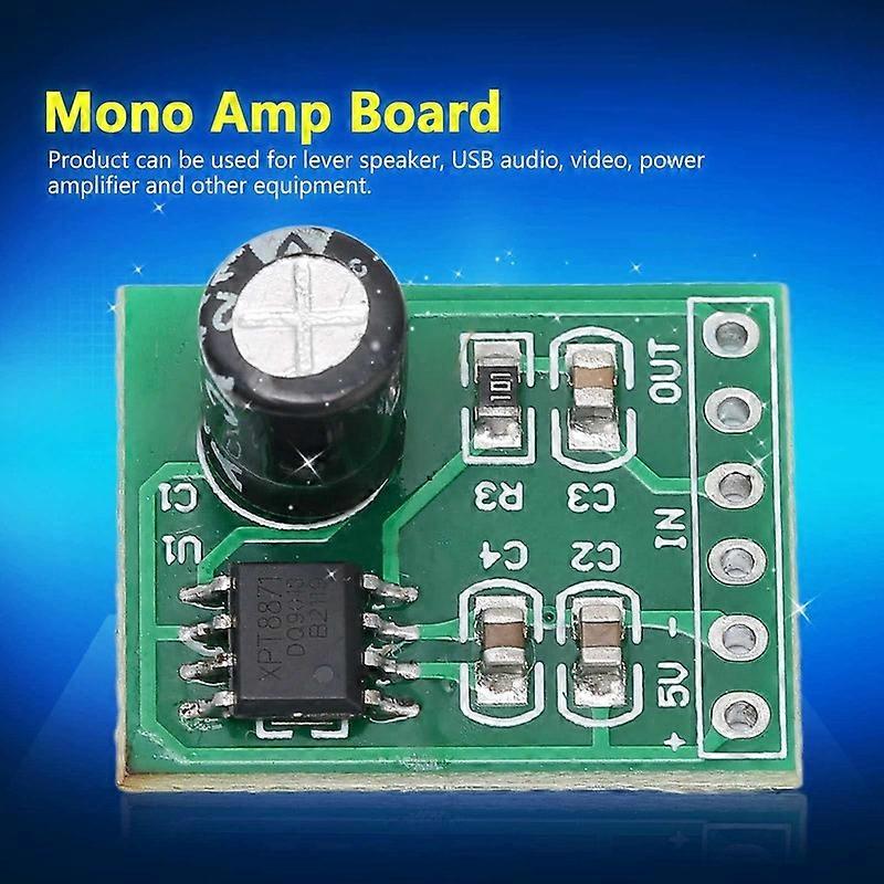 5V for Speaker Amp Amplifier Accessory Board Noise Module Audio Low Mono Mini