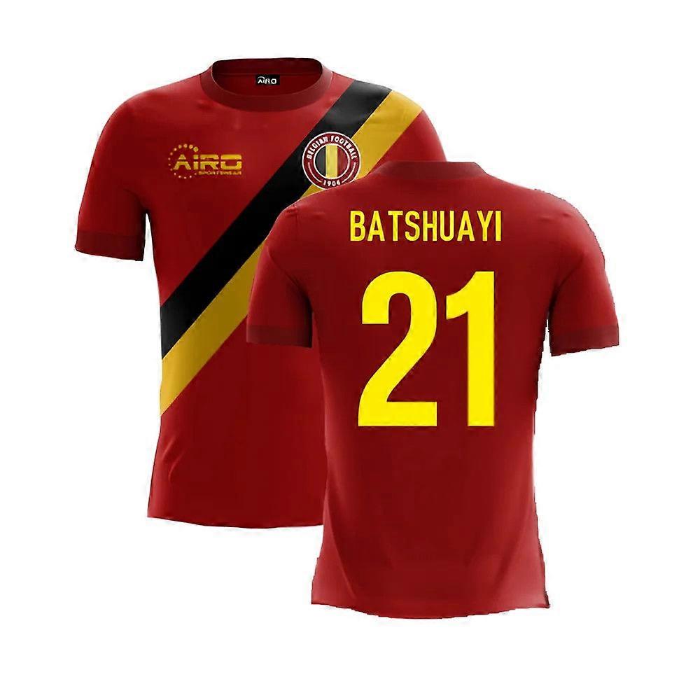 2025-2026 Belgium Airo Concept Home Shirt (Batshuayi 21) - Kids