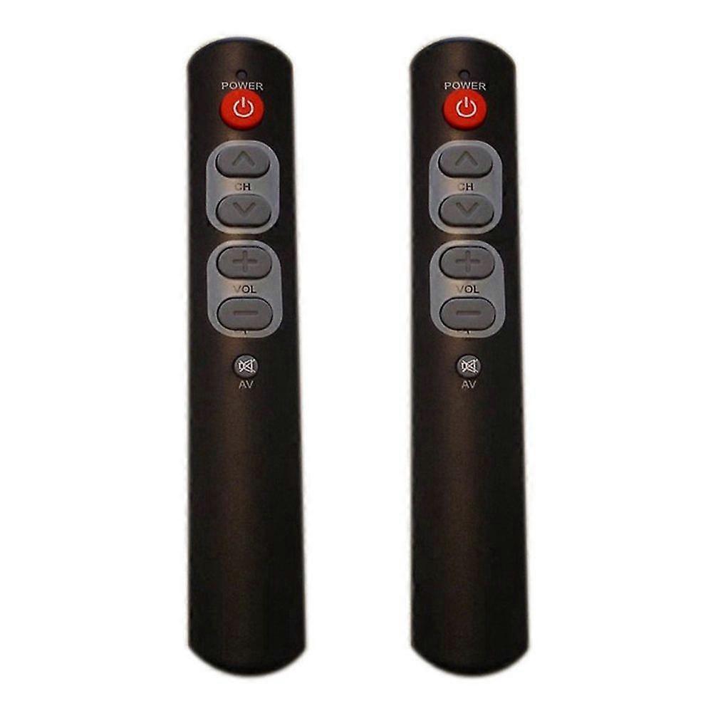2PCS Universal 6-Button Smart Remote Control IR Copy Learning Function Remote Control for TV, STB, DVD, DVB, VCR A