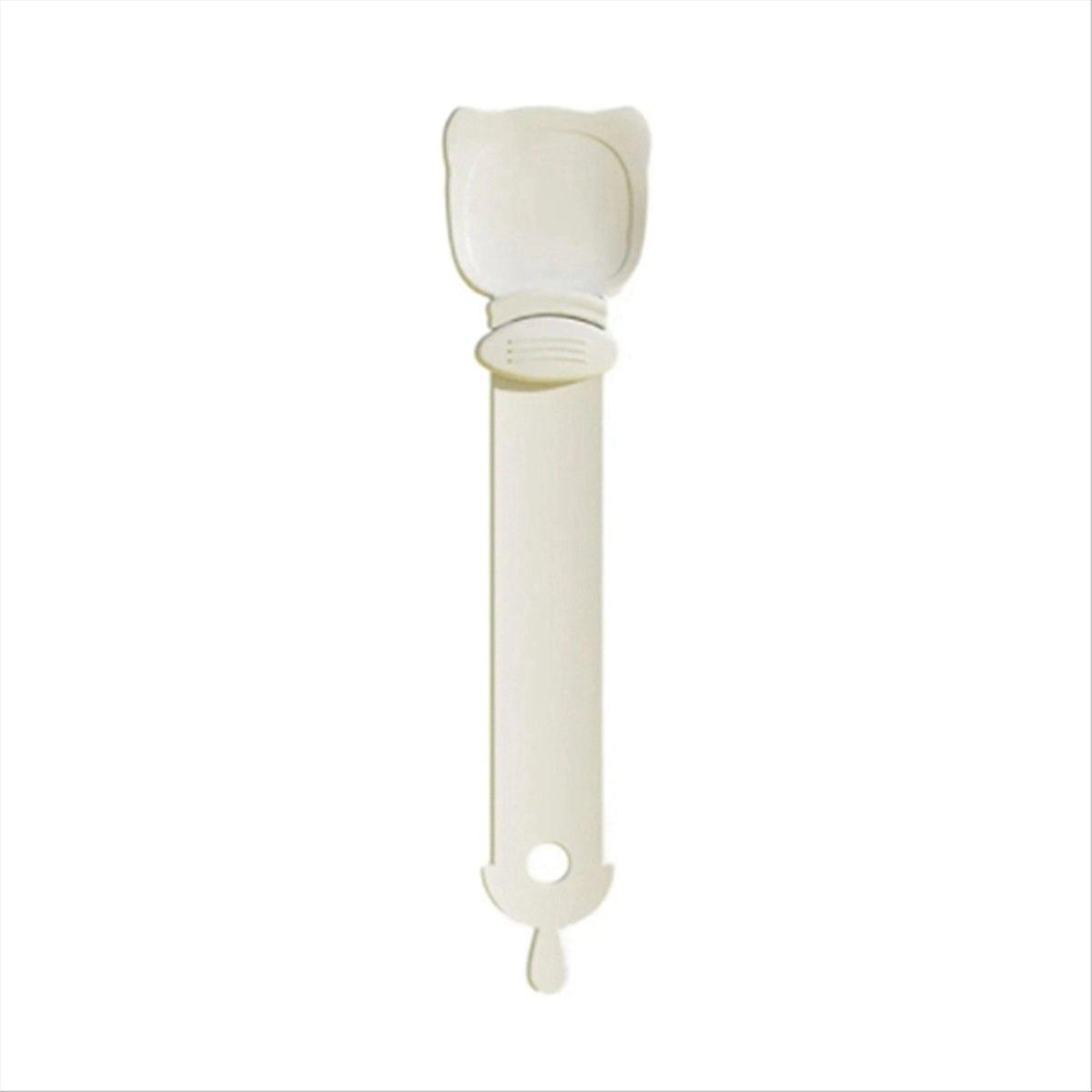 Pet Feeder Spoon Cat Snack Liquid Food Squeeze Tools Spoon White