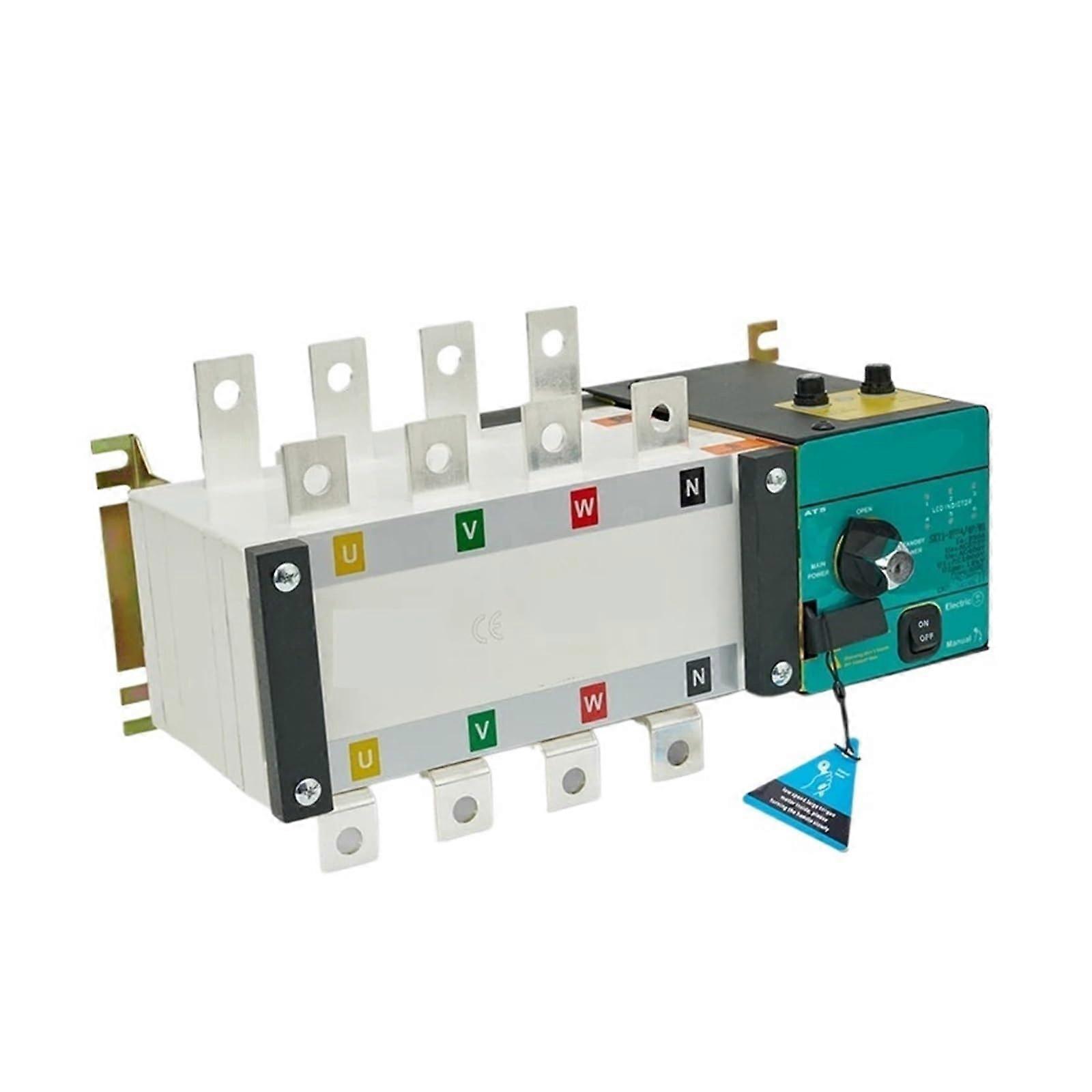 100A 4 Pole Automatic Transfer Switch for Generator, Dual Power ATS 220V Three Phase